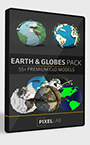 The Pixel Lab Earth and Globe Pack